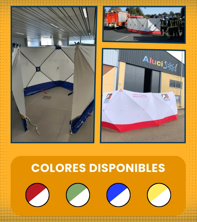 Carpa extensible ante accidentes